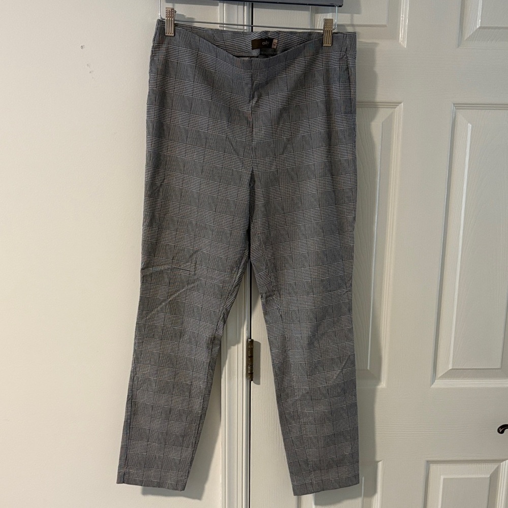 Gray Checkered Women’s Pants